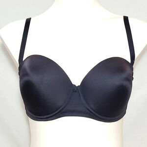 36D Wonderbra 7722 Statement Makers Convertible‎ Underwire Bra Black NWT